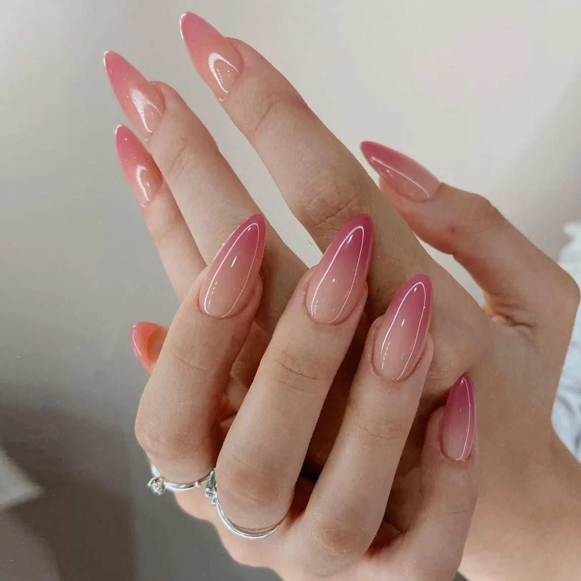 Press on nagels 24stuks/set - C43