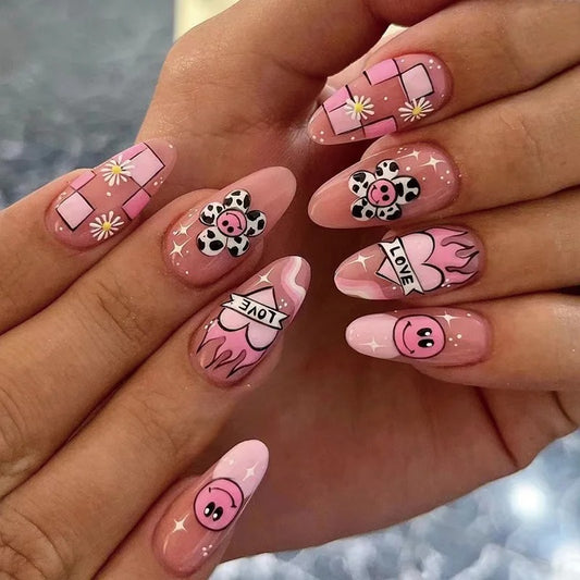 Press on nagels 24stuks/set - C70