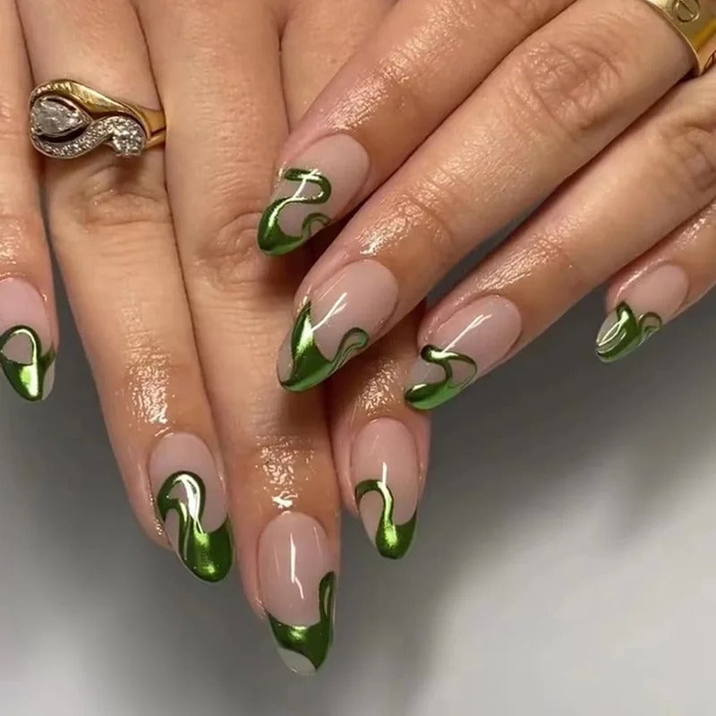 Press on nagels 24stuks/set - C41